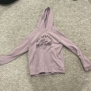 purple hoodie